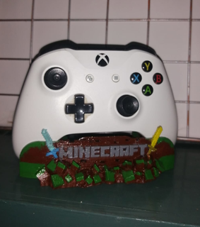 base parà controllo xbox Minecraft 2 3d print model - Mito3D