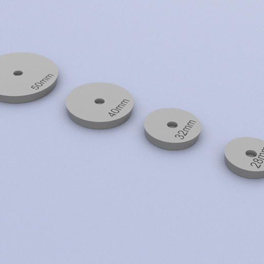 base piatto magnetizzato 6mm pre supported 3D print model - Mito3D