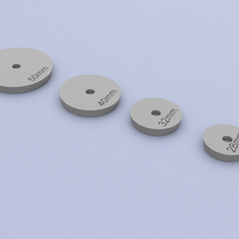 base piatto magnetizzato 6mm pre supported 3d print model - Mito3D