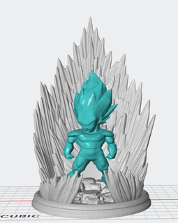 base power aura dragon ball bases ki 3d print model - Mito3D