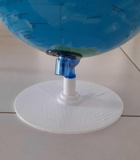 base terrestrial globe 3d print model - Mito3D