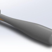 baseball bat gadget key ring 3d print model - Mito3D