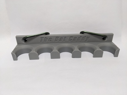 beyzbol yarasa caddy raf askı Kulp destek temel top batrack 3d print model - Mito3D