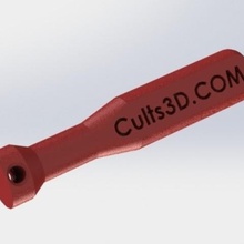 baseball bat key holder home ring 3d print model - Mito3D