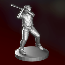 baseball player model 3d batter stl 3d print model - Mito3D