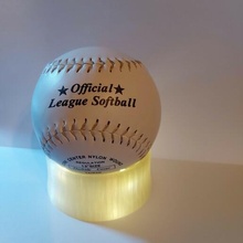 baseball In piedi sport decorazione supporto trasparente Casa 3d print model - Mito3D