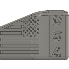 taban plakası glock Amerika Birleşik Devletleri dergi Taslak özel Marui we airsoft şarj cihazı topuk 17 18 g17 g18 kwc kwa at11 tabak temel uzantı askeri oyuncak Ordu 3d print model - Mito3D