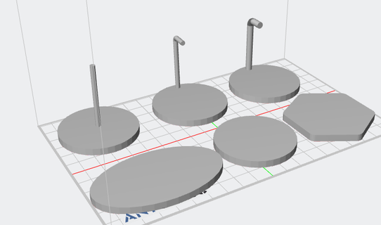 bases miniaturas continuar pelota gachapon base acción cifras 3d print model - Mito3D