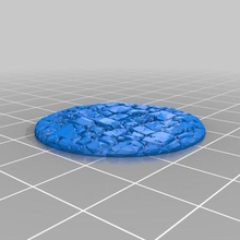 basi pavimentazione base figura miniatura 3d print model - Mito3D