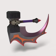 basher blade dota 2 game replica cosplay dota2 melee weapon hammer