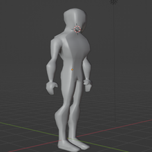 temel 3d karikatür insan vücut anatomi canlı tasarım kişi adam karakter oranlar çizim baş gövde ekstremiteler nesne fiziksel erkek kaslar 3d print model - Mito3D