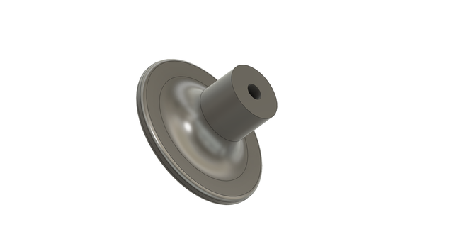 basic cupboard knob kitchen cupboard knob handle door  3d print model - Mito3D