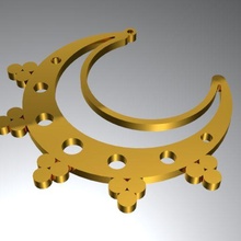 basic flirt jewelry earring jewellery flirts fashion 3d print model - Mito3D
