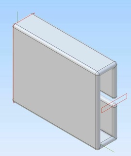basic harddrive holder 3d print model - Mito3D