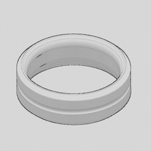 basic mens ring jewelry male 3d print model - Mito3D