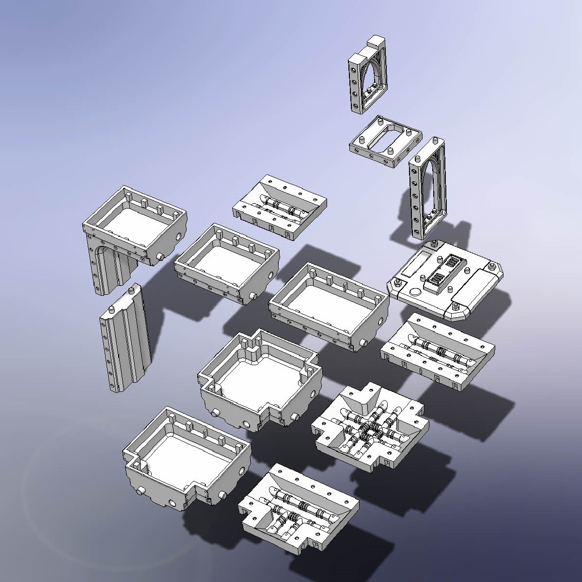 temel parçalar uzantı bölge Mortalis 28mm wh 40 oyunlar nekromund kovan arazi duvar savaş çekiç 3D print model - Mito3D