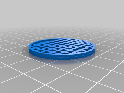 basic sewage hatch cover 1 18 drain drainage sewer buildings structures 3d print model - Mito3D