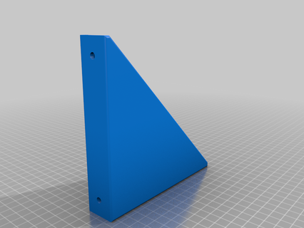 basic shelf bracket heavy duty simple household 3d print model - Mito3D