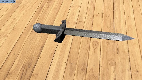 Basic Schwert Kunst Waffe 3d print model - Mito3D