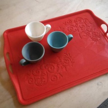 basic teatime tray home 3d print model - Mito3D
