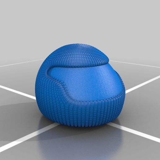 base toon casco arte giocattolo 3D print model - Mito3D