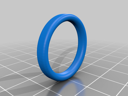 basic universally sized ring Jewelry rings jewelry 3d print model - Mito3D