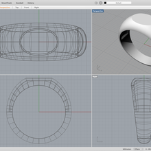 basic la joyería anillo 3d print model - Mito3D