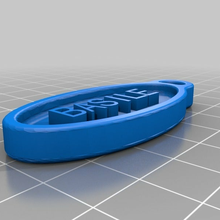 basile keychain customized coins_badges 3d print model - Mito3D
