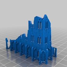 basilica rovine pezzi 6mm epico 40k scala terreno wargaming giocattolo 3d print model - Mito3D