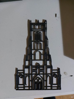 Basilika Zunge Kunst Silhouette Belgien 3d print model - Mito3D