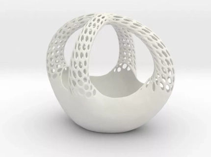 basket Home vase glass basketball 3d print model - Mito3D