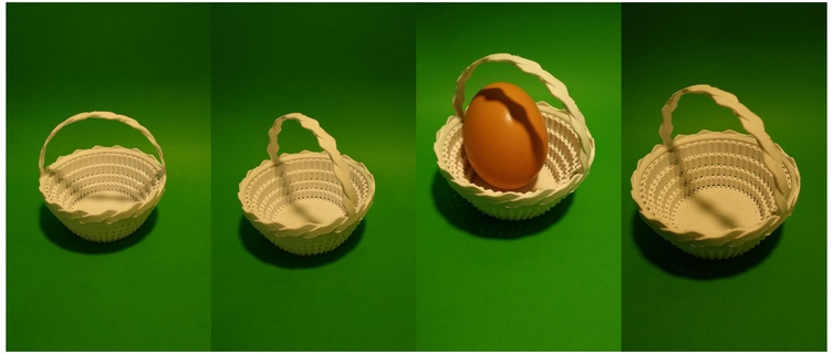 basket basket easter  3d print model - Mito3D