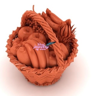 cestino frutta 3d arte cibo mais dolce ananas Mela Banana naturale rinfrescante 3d print model - Mito3D