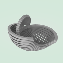 basket fruit plate organizer 3d print model - Mito3D