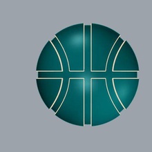 de basket-ball jeu la nba balle les sports jouet jeux 3d print model - Mito3D