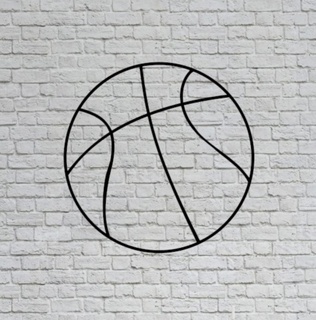 basketball art home decoration 3d print model - Mito3D