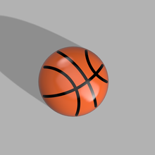 basketball ball stl file 3d print model - Mito3D