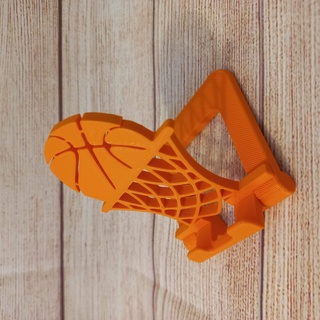 Basketball Korb Zelle Telefon Halter Unterstützung Smartphone zellular Handy Mobiltelefon 3d print model - Mito3D