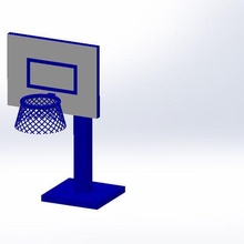 pallacanestro cerchio attrezzo 3d print model - Mito3D