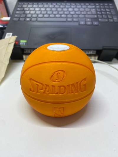 basketball regarde gadget pomme regarder iphone suricate airpods chargeur quai 3d print model - Mito3D