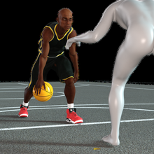 baloncesto Jordán 3 nba pelota spalding Deportes balislife cesta lakers deporte detiene remojar lebron aros vida entrenamiento playoffs Kobe Bryant 3d print model - Mito3D