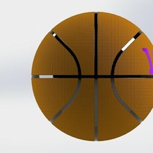 baloncesto lakers deporte 3design modelado 3d print model - Mito3D