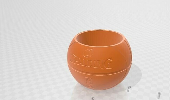 baloncesto compañero spaulding 3d print model - Mito3D