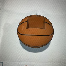basketball crayon titulaire soutien 3d print model - Mito3D