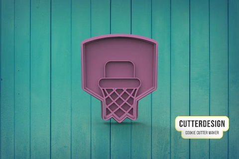 baloncesto anillo Galleta cortador galletas pastel decoración Deportes jugador aro t shirt jersey 3d print model - Mito3D