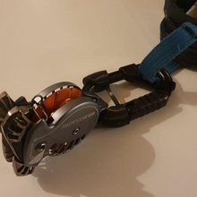 bastardo Gemelli medio versione attrezzo arrampicata piombo corda assolo accesso occhielli 3d print model - Mito3D