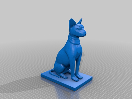 bastet esculturas 3d print model - Mito3D