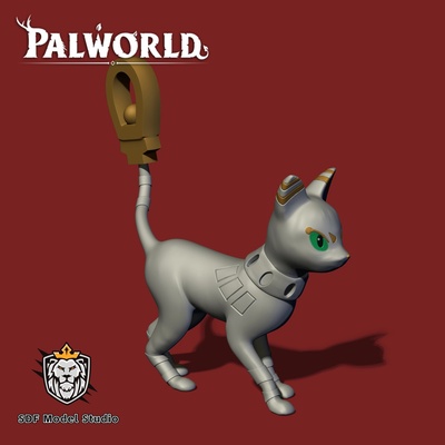 bastet palworld animais 3d print model - Mito3D