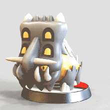 bastiodon - fan art pok mon figurine 3d print model - Mito3D