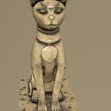 bast art egipto egipcio estatuas modelo 3d arena ra ankh de desecho anubis edad dioses horus egipto-la escultura 3dprint 3dprinting 3d print model - Mito3D